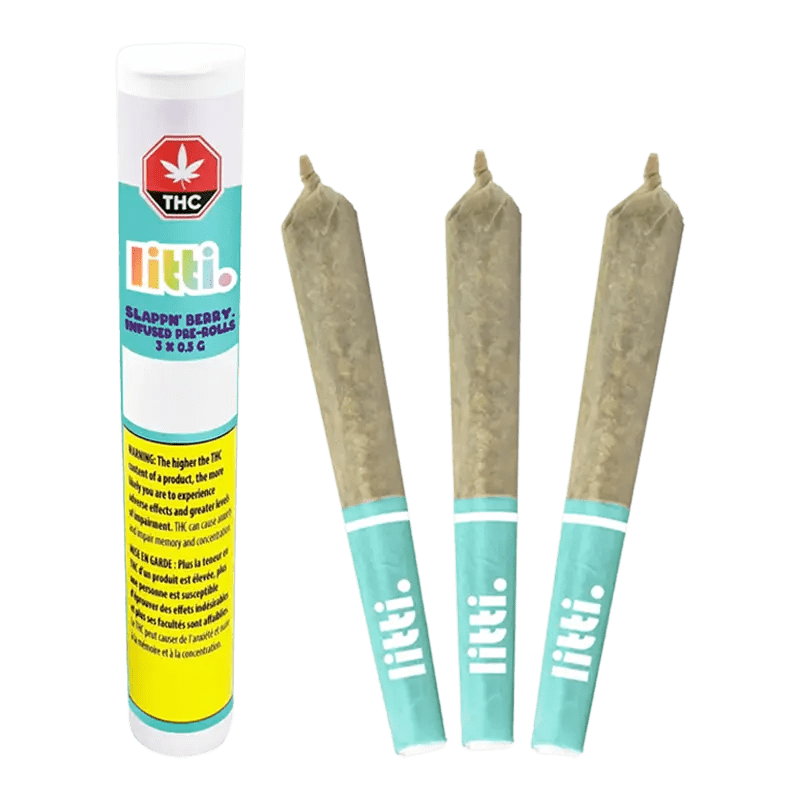 LITTI 1.5 g Slappn' Berry Infused PR 3 x 0.5 g Infused Pre-Rolls