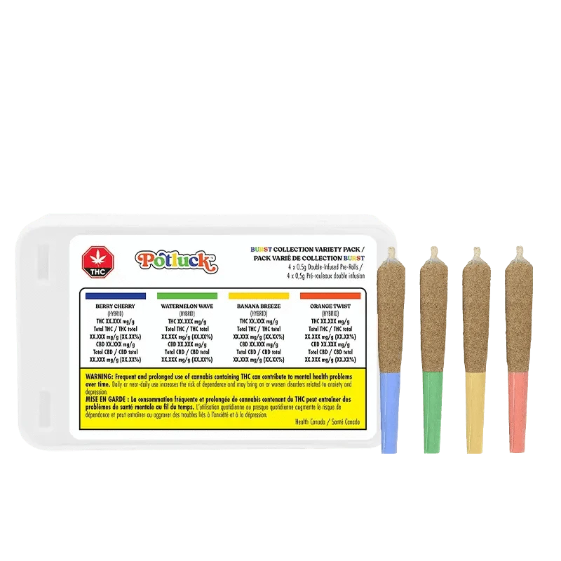 Potluck Burst Collection Variety Pack | Canna Cabana: Lowest Price