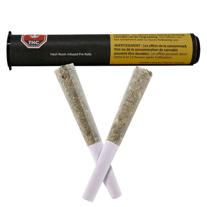 Rosin Heads 1 g Hash Rosin Infused PR 2 x 0.5 g Infused Pre-Rolls
