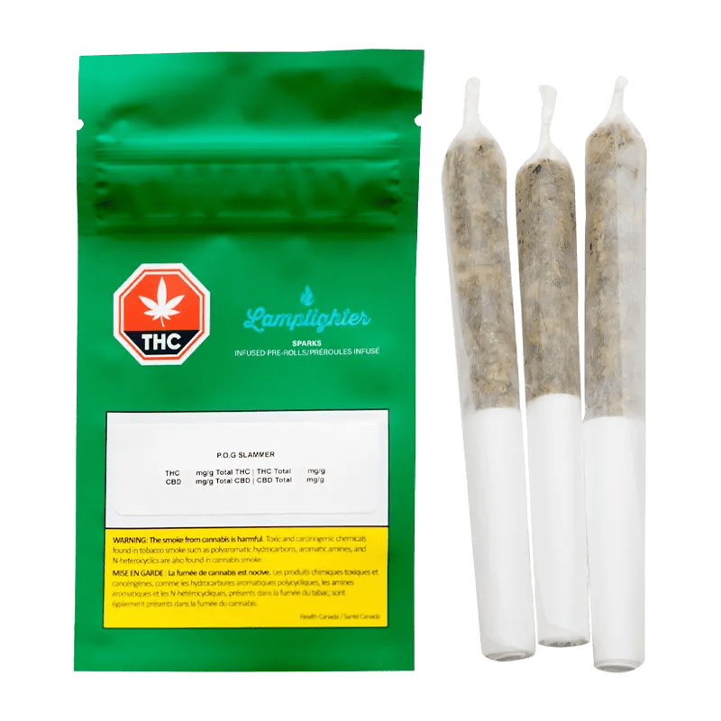 Infused by Lamplighter 1.5 g P.O.G Slammer Infused PR 3 x 0.5 g Infused Pre-Rolls