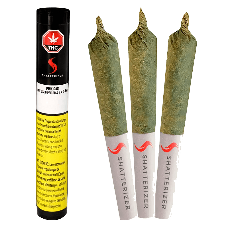 Shatterizer 1.5  g Infused Pre-Rolls