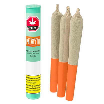 Palmetto 1.5 g Neon Fruit Frenzy Infused PR 3 x 0.5 g Infused Pre-Rolls