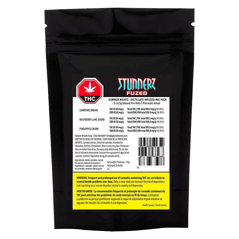 Stunnerz Fuzed 1.5 g Infused Pre-Rolls