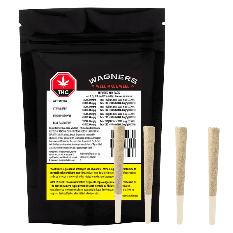 Wagners 2 g Infused Pre-Rolls