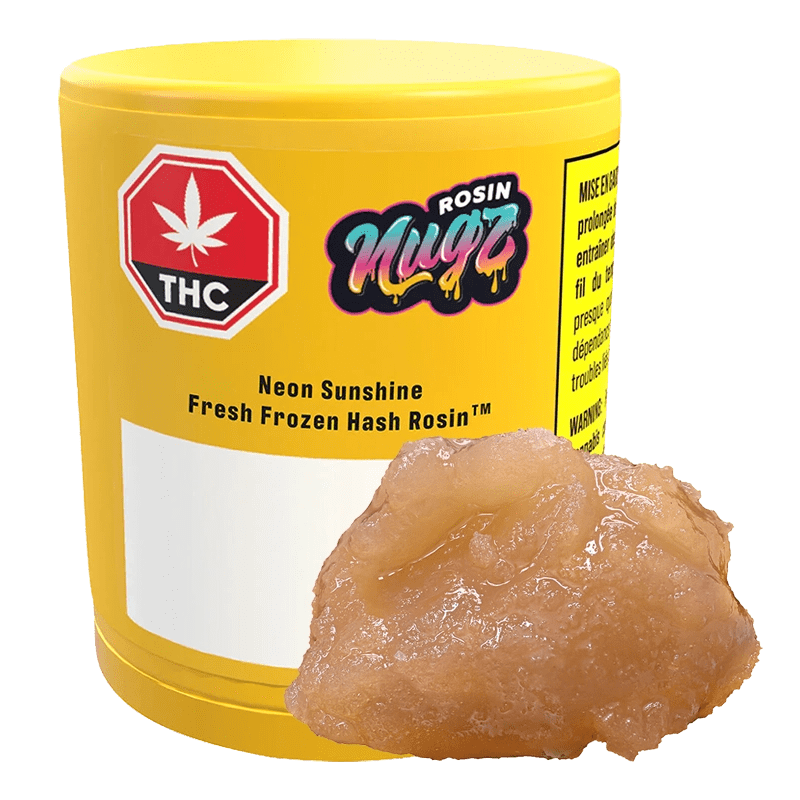 Nugz Rosin 1 g Neon Sunshine Fresh Frozen Hash Rosin Rosin