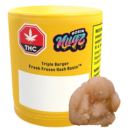 Nugz Rosin 1 g Triple Burger Fresh Frozen Hash Rosin Rosin