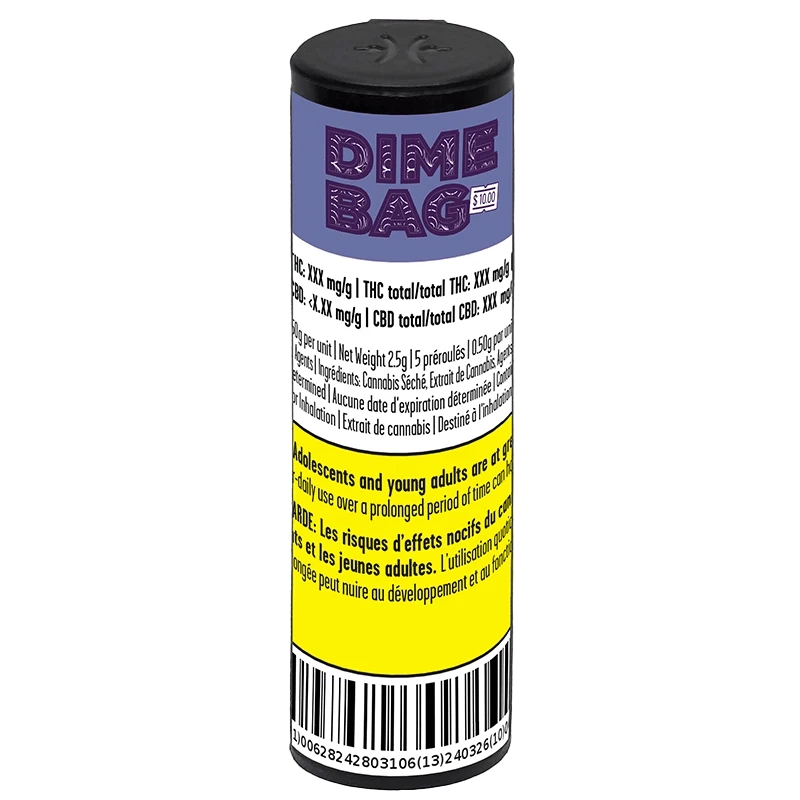 Dime Bag 2.5 g Dime Bag Sweet Chili Glaze Pocket Rockets | Canna Cabana Infused Pre-Rolls