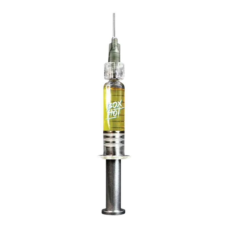 BoxHot 1.2 g BoxHot Lemonberry Kush Indica Cannabis Distillate 1.2g Concentrates