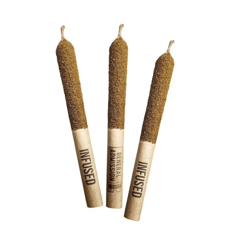 General Admission 1.5 g Cactus Juice Distillate Infused PR 3 x 0.5 g Pre-Rolls