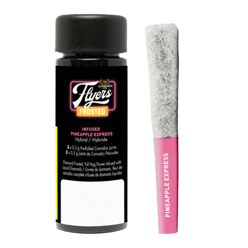 Claybourne Frosted Flyers - Infused Pre Rolls, 1.5g Hybrid: Lowest