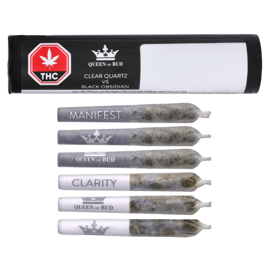 Queen Of Bud 1.5 g Queen Of Bud Clear Quartz Diamond Infused Products Pre-Rolls