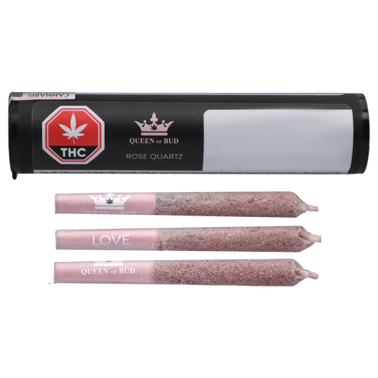 Queen Of Bud 1.5 g Queen Of Bud Rose Quartz Infused Pre Rolls | Canna Cabana Pre-Rolls