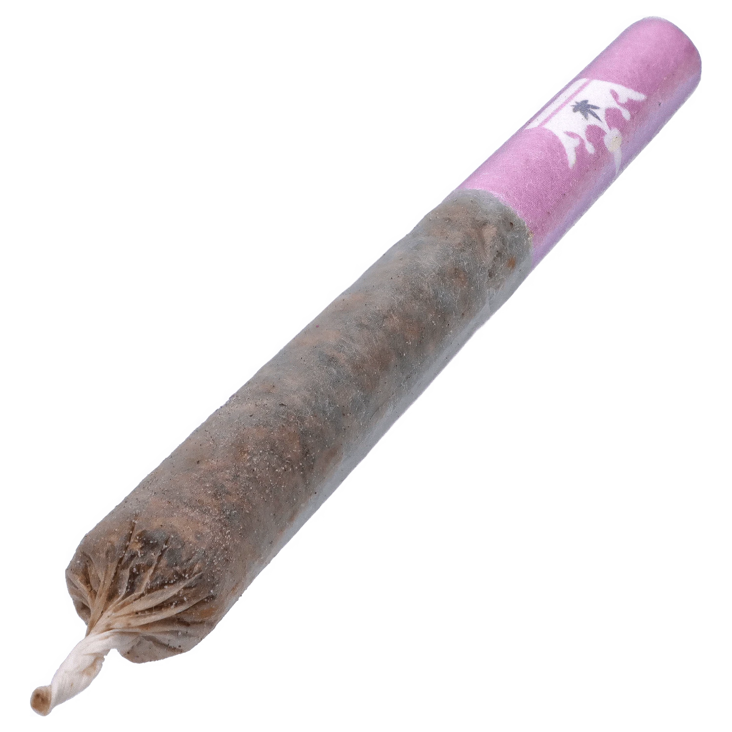 A close-up, angled view of the Crystal Multipack Infused Pre Rolled 8 x 0.5 g, showing a tightly-rolled joint with a light-colored tip.