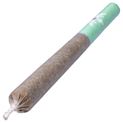 A close-up, angled view of the Crystal Multipack Infused Pre Rolled 8 x 0.5 g, showing a translucent, cylindrical package.