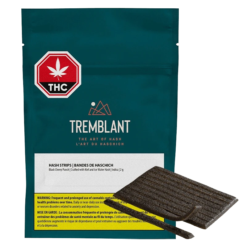 Tremblant Cannabis Org Hash Strips Indica 2G | Canna Cabana