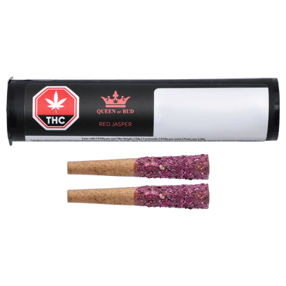 Queen Of Bud 2 g Queen of Bud Red Jasper Rose Diamond Infused 2x1g Hybrid Pre-Rolls