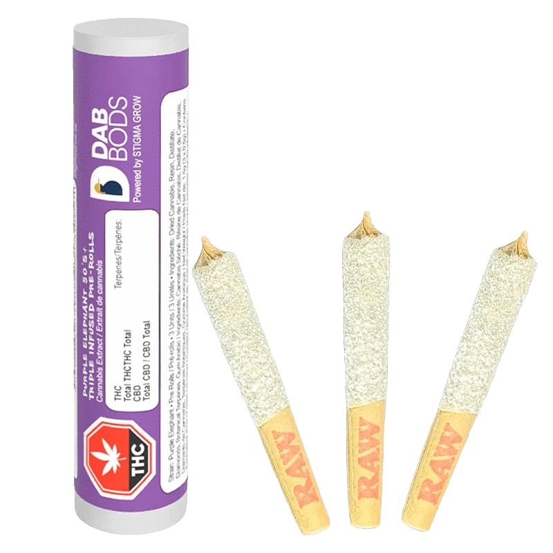 Purple Elephant 50's+ Triple Infused PR 3 x 0.5 g: Lowest Price