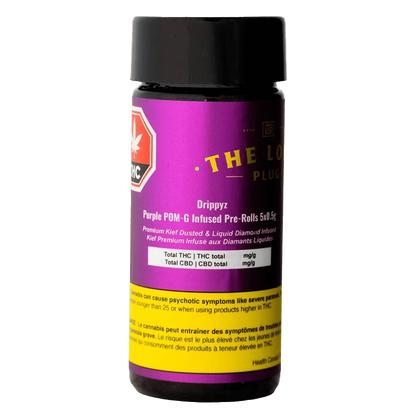 The Loud Plug 2.5 g Drippyz Purple Pom-G Infused PR 5 x 0.5 g Pre-Rolls