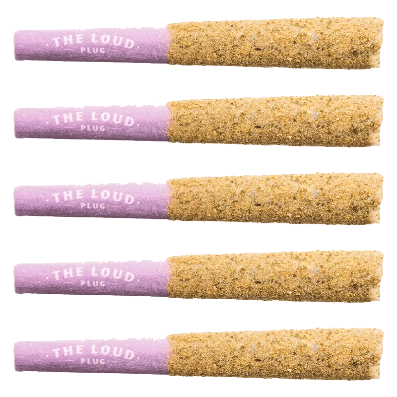 The Loud Plug 2.5 g Drippyz Purple Pom-G Infused PR 5 x 0.5 g Pre-Rolls
