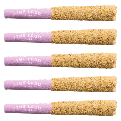 The Loud Plug 2.5 g Drippyz Purple Pom-G Infused PR 5 x 0.5 g Pre-Rolls
