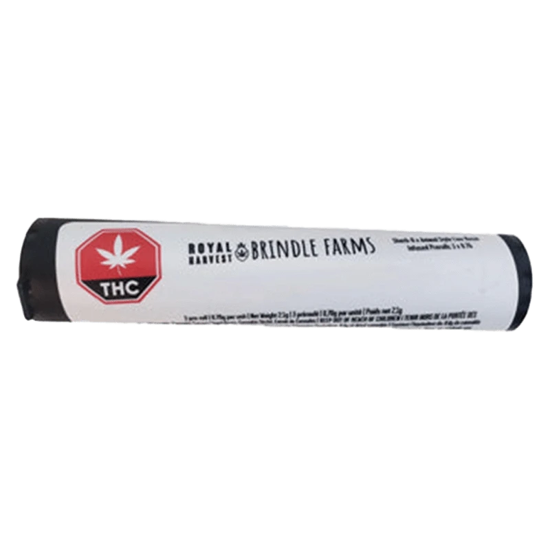 Front view of the Sherbo x Animal Style Live Rosin Infused Pre Rolled 3 x 0.7 g packaging, displaying its branding against a plain white background.