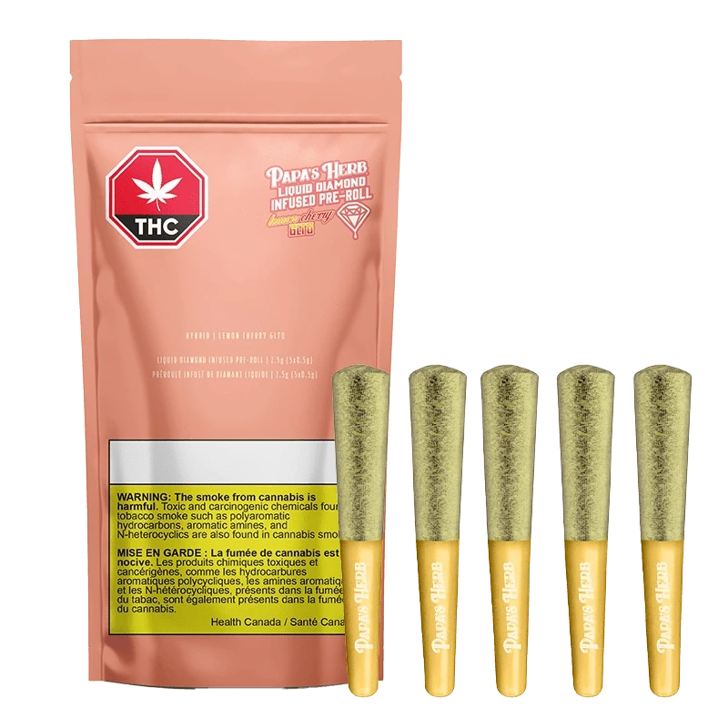 Lemon Cherry GLTO Infused PR 5 x 0.5 g: Lowest Price | Canna