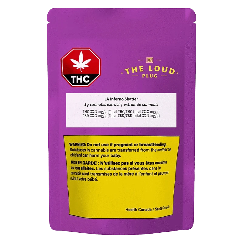 The Loud Plug 1 g LA Inferno Shatter Concentrates