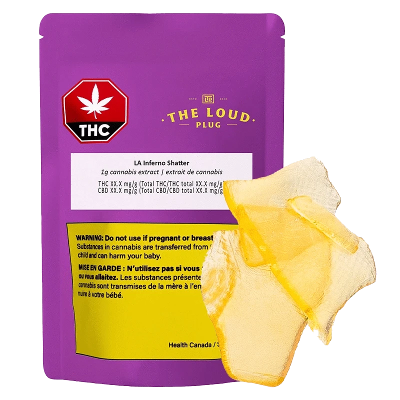 The Loud Plug 1 g LA Inferno Shatter Concentrates