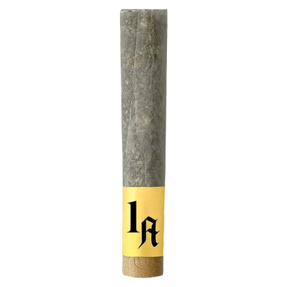 A close-up, front view of the Hash Hole Infused Pre Rolled 2 x 1 g, featuring a vertically oriented, textured exterior.