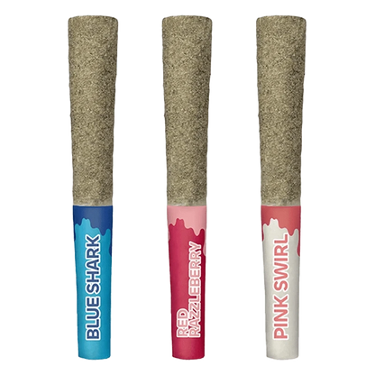 Sticky Greens 1.5 g Corner Store Kief Coated Liquid Diamond Infused PR 3 x 0.5 g Pre-Rolls