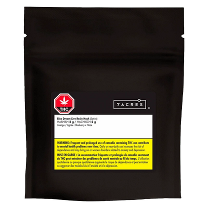 7Acres 2 g Blue Dream Live Resin Hash Concentrates