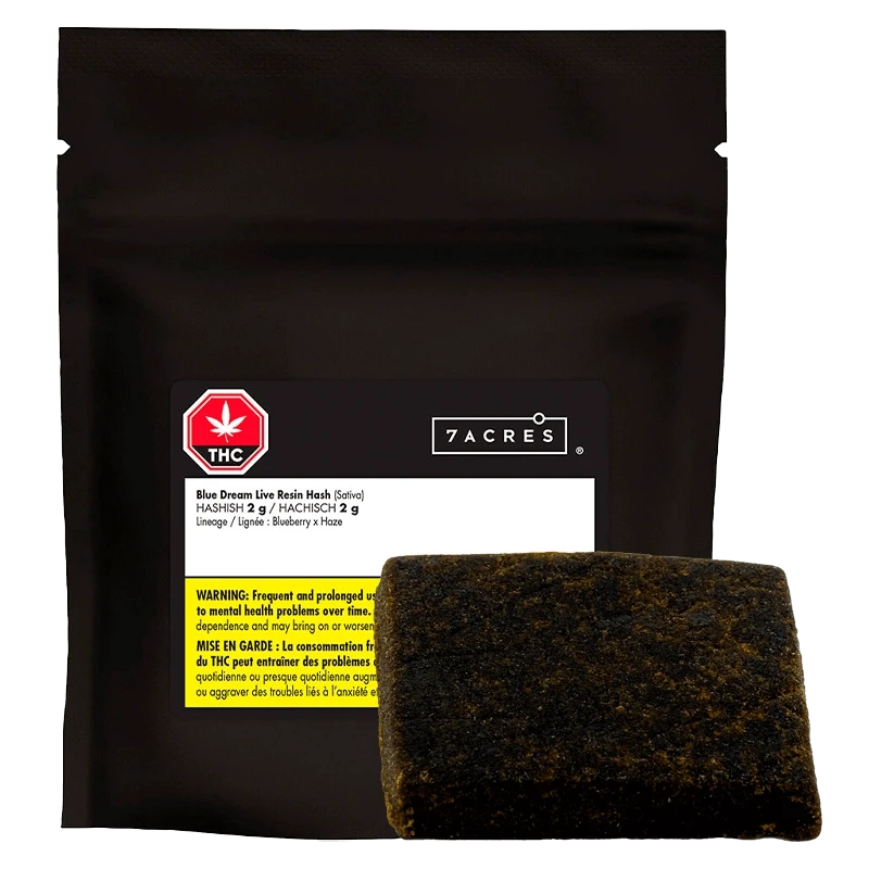7Acres 2 g Blue Dream Live Resin Hash Concentrates