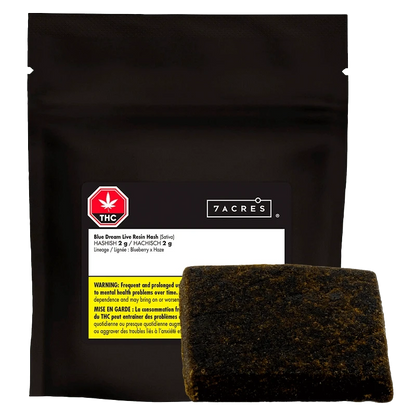 7Acres 2 g Blue Dream Live Resin Hash Concentrates