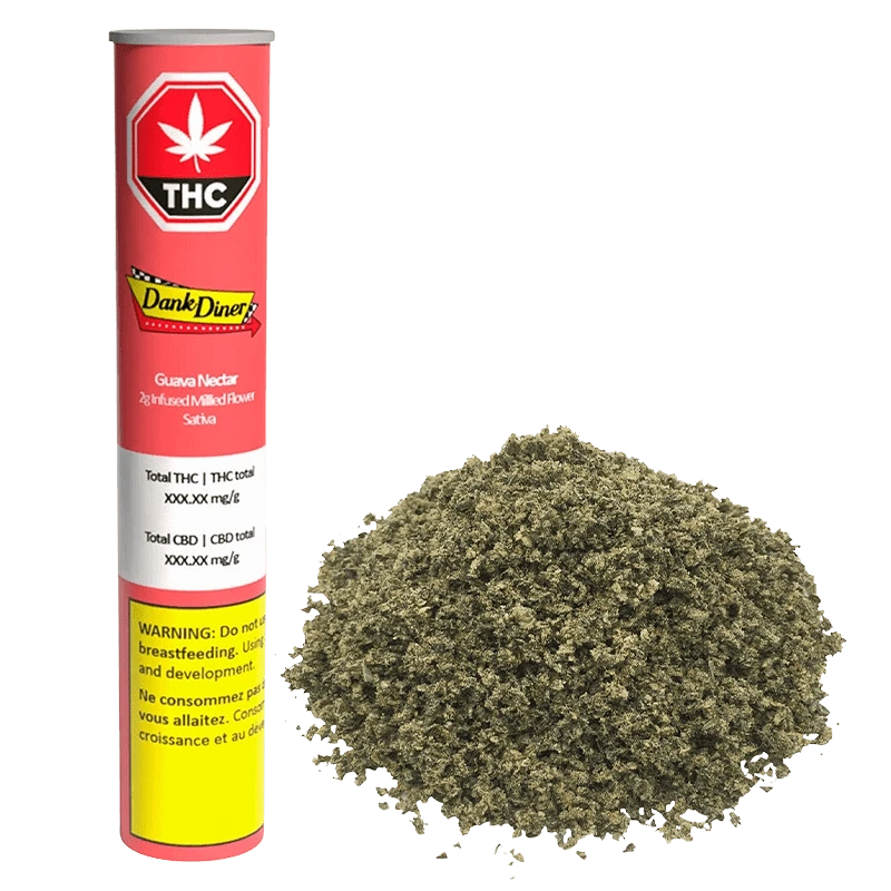Dank Diner 2 g Guava Nectar Infused Milled Flower Flower