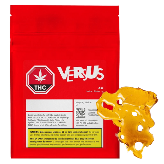 Versus 1 g GSC Shatter Concentrates