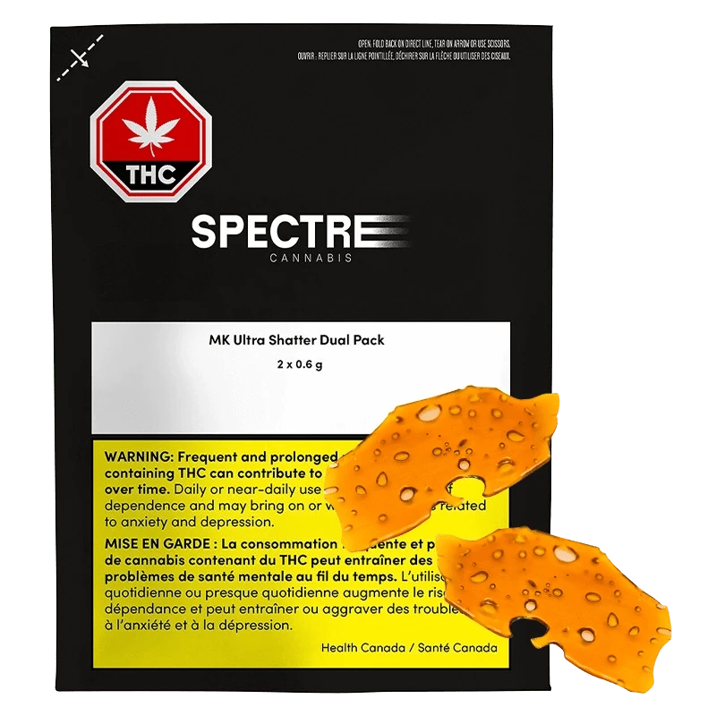 Spectre Cannabis 1.2 g MK Ultra Shatter Dual Pack Concentrates