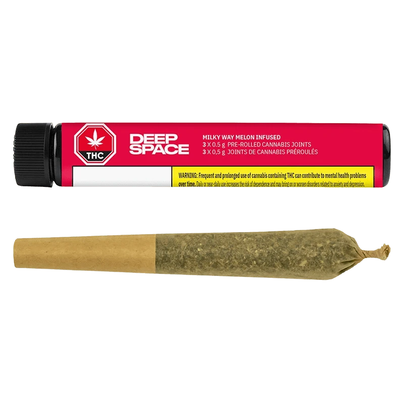 Deep Space 1.5 g Milky Way Melon Infused PR 3 x 0.5 g Pre-Rolls