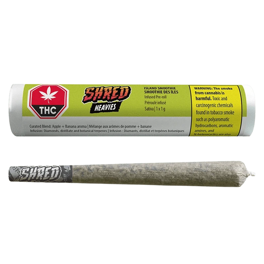 Shred 1 g Island Smoothie Heavies Infused PR 1 x 1 g Pre-Rolls