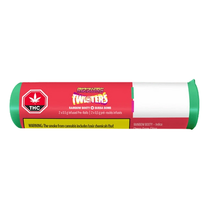 Rizzlers 1 g Twisters-Bubba & Rainbow Infused PR 2 x 0.5 g Pre-Rolls