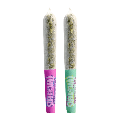 Rizzlers 1 g Twisters-Bubba & Rainbow Infused PR 2 x 0.5 g Pre-Rolls