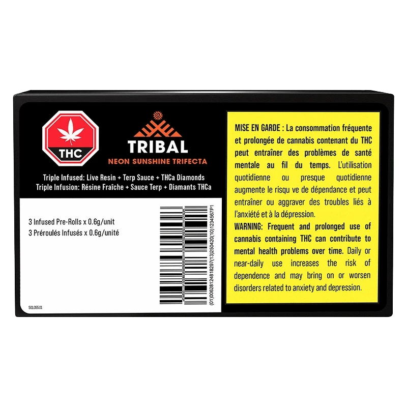 Neon Sunshine Trifecta Infused PR 3 x 0.6 g: Lowest Price | Canna