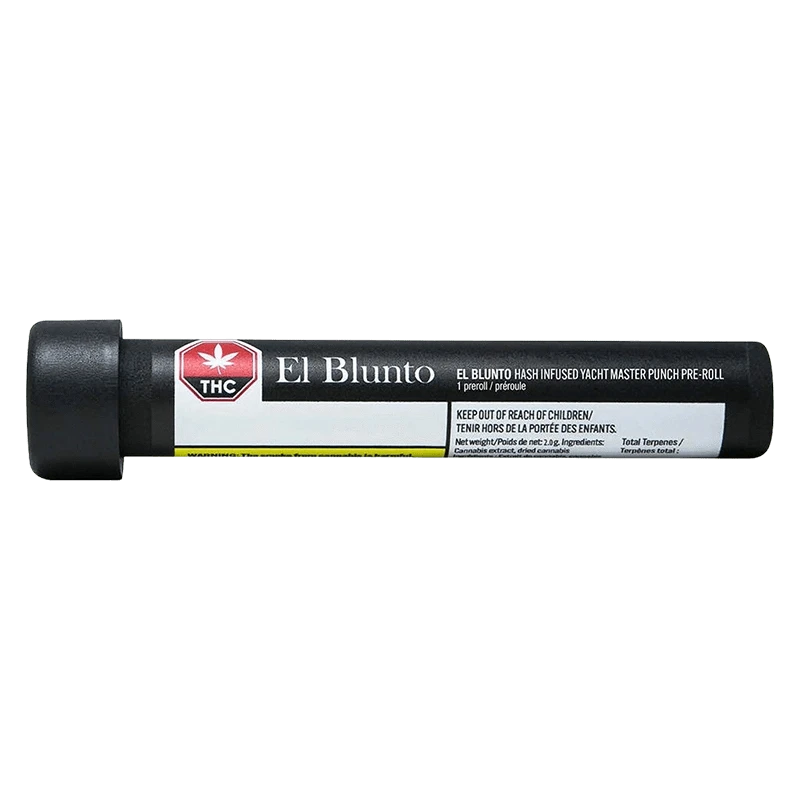 El Blunto 2 g Hash Infused Yacht Master Punch PR 1 x 2 g Pre-Rolls