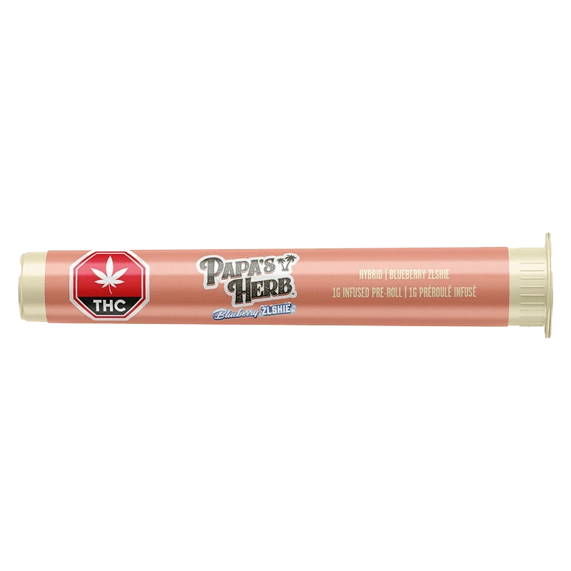 Papa's Herb 1 g Blueberry Zlshie Liquid Diamond Infused PR 1 x 1 g Infused Pre-Rolls