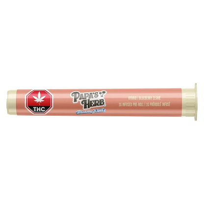 Papa's Herb 1 g Blueberry Zlshie Liquid Diamond Infused PR 1 x 1 g Infused Pre-Rolls