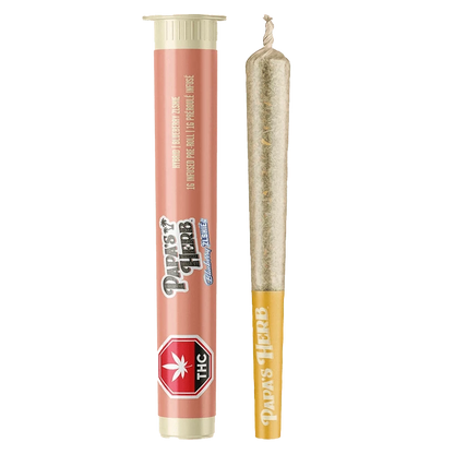 Papa's Herb 1 g Blueberry Zlshie Liquid Diamond Infused PR 1 x 1 g Infused Pre-Rolls