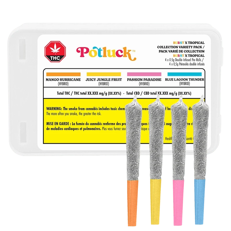 Tropical x Burst Collect Variety Infused PR 4 x 0.5 g: Lowest