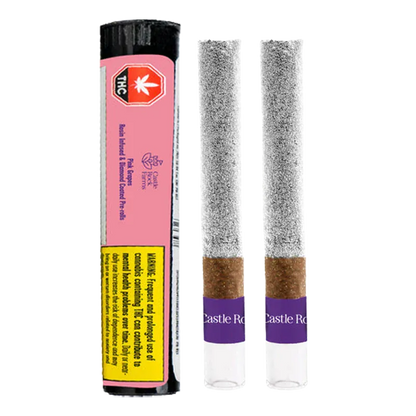 Castle Rock Farms 2 g Pink Grapes Live Rosin & Diamond Infused Blunt PR 2 x 1 g Pre-Rolls