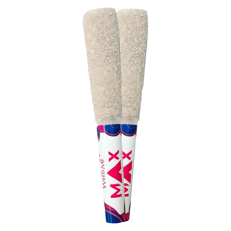 Weed Me Max 1.4 g THCa8 Seedless Grape Infused PR 2 x 0.7 g Pre-Rolls