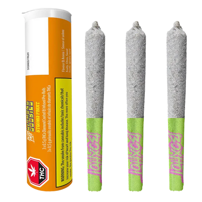Boxhot 1.5 g Stoned Fruit Infused PR 3 x 0.5 g Pre-Rolls