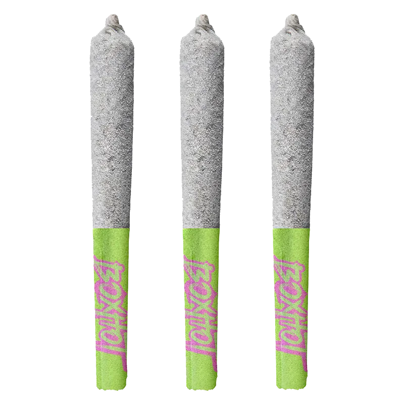 Boxhot 1.5 g Stoned Fruit Infused PR 3 x 0.5 g Pre-Rolls
